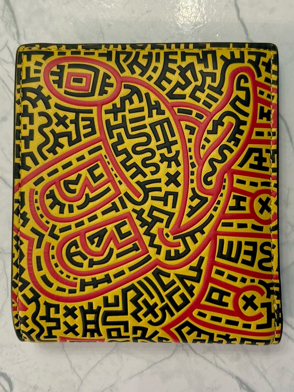 Men’s Coach x Disney x Keith Haring Limited Edition Double Billfold Wallet